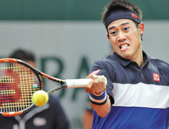 일본 테니스 스타 니시코리 게이/AP=뉴시스