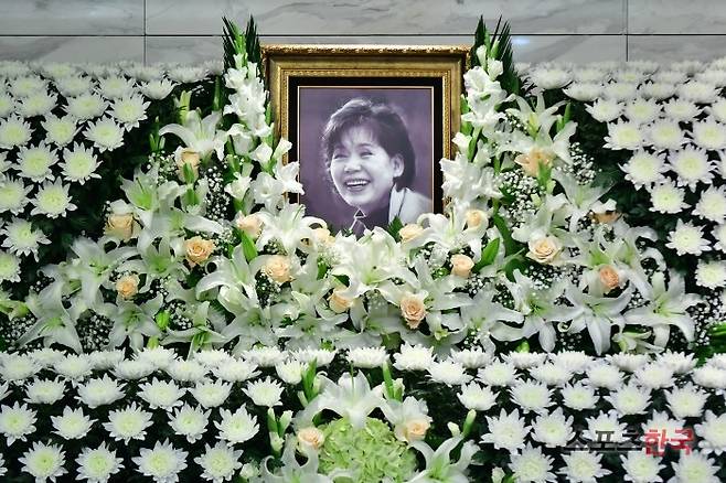 윤소정 빈소. 사진=사진공동취재단