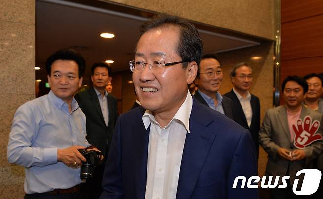 홍준표 자유한국당 당대표 후보. 뉴스1 © News1 박지혜 기자