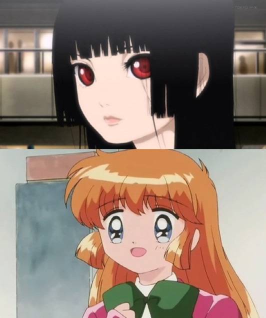 일본 애니메이션 속 히메컷