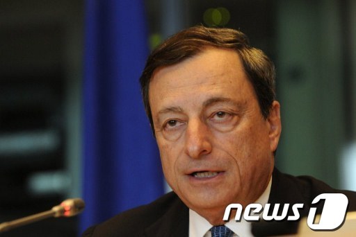 마리오 드라기 유럽중앙은행(ECB) 총재© AFP=News1
