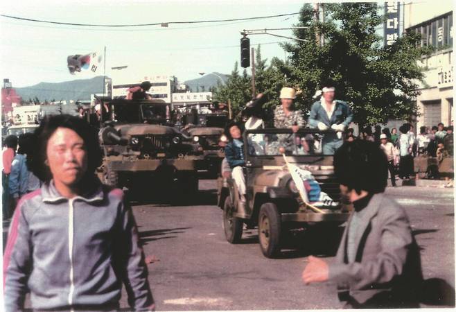 위르겐 힌츠페터 기자가 찍은 1980년 광주의 시민군(이재의 제공)© News1