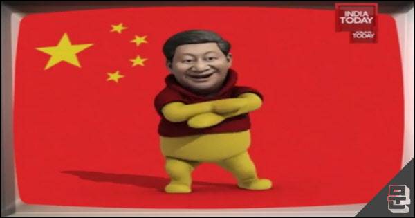 인도 매체 '인디안 투데이'가 올린 시진핑 주석 풍자 동영상 중 일부./인터넷 캡쳐