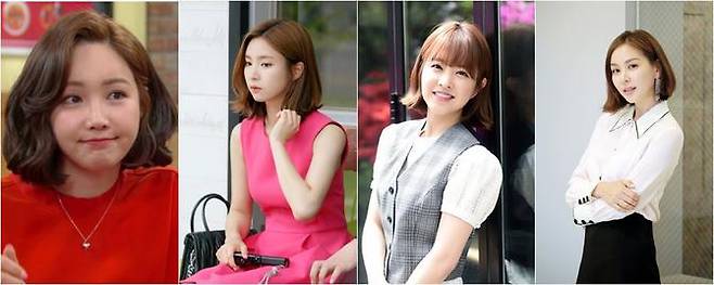 왼쪽부터 이유리, 신세경, 박보영, 고소영(사진= KBS2 화면캡처, 나무엑터스, 뉴스1, 이데일리 DB)