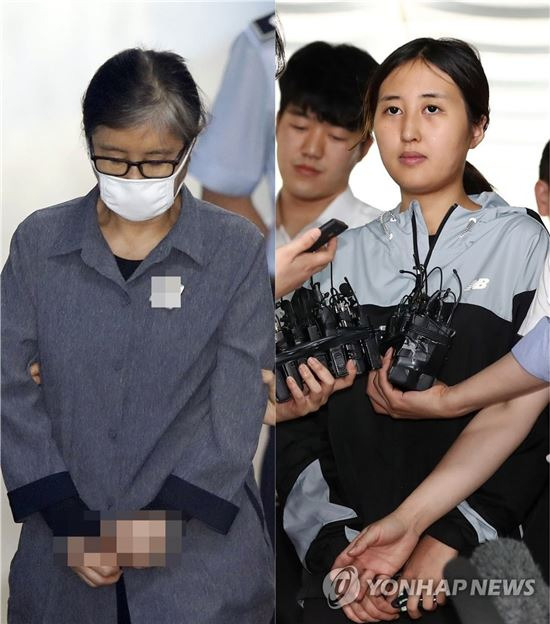최순실과 정유라/사진=연합뉴스