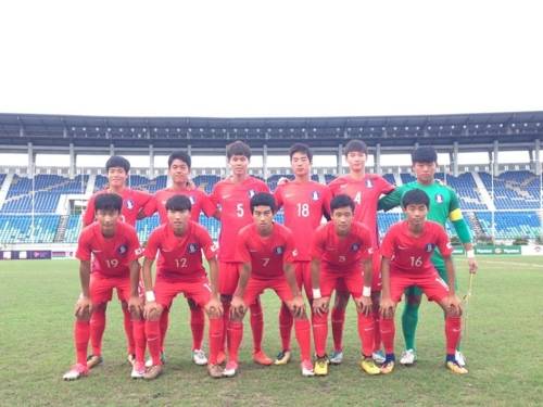 15세 이하 축구대표팀 [대한축구협회 제공=연합뉴스]