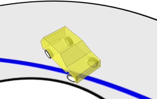 카운터 스티어링의 개념도 [사진 드라이빙패스트닷넷]