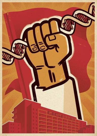 미국 언론 매체 더뉴요커는 지난 2014년 유전자 기업(The gene factory)라는 주제로 BGI를 조명했다. 당시 기사에 실린 그림이다. / New yorker 제공