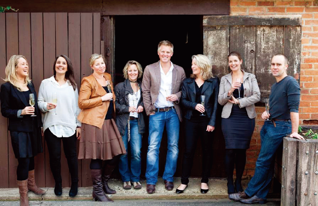 브라운 브라더스 와이너리 설립자 존 프랜시스 브라운의 4대손들.[사진 제공 · ㈜금양인터내셔날]