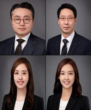 (윗줄 왼쪽부터 시계방향으로) 조성재, 오현성, 손리나, 박은민 변호사/법무법인 광평 홈페이지