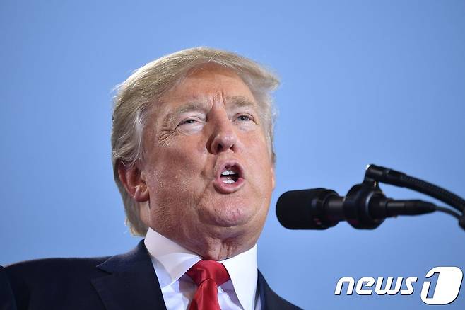 도널드 트럼프 미국 대통령. © AFP=뉴스1