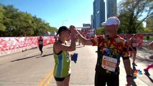 브라운에게는 생애 첫 마라톤, 밀러에게는 딸과의 첫 마라톤이었다.
