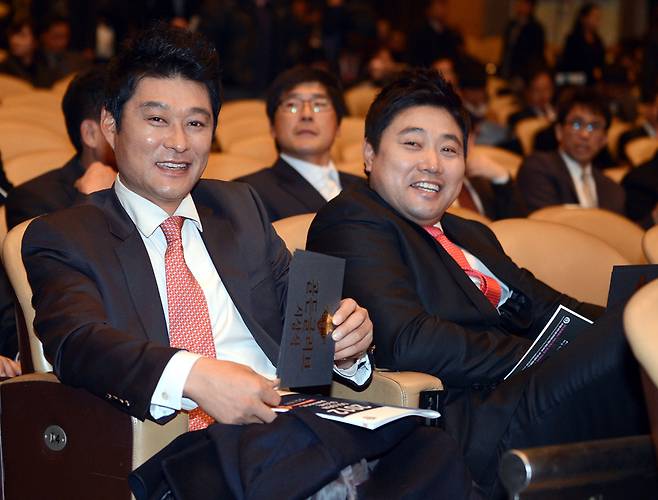 이종범(왼쪽)과 양준혁은 1990년대 프로야구의 아이콘이었다.[동아 DB]