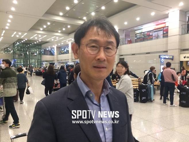 ▲ 윤덕여 감독 ⓒ유현태 기자, 인천국제공항