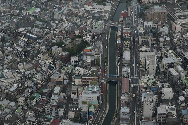 니콘 D850으로 촬영한 도쿄 도심 일부.