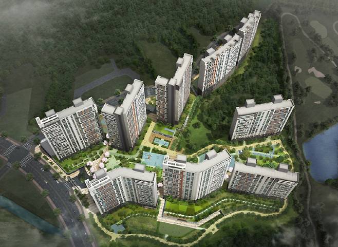 하남 감일지구 C2블록 조감도 [사진제공 = 현대건설 컨소시엄]