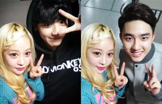 엑소=정하나 인스타그램
