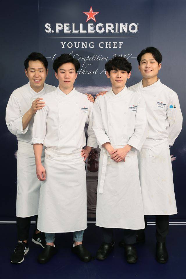한국 영 셰프들. 왼쪽부터 김봉수, 박종윤, 배종훈, 강민성.