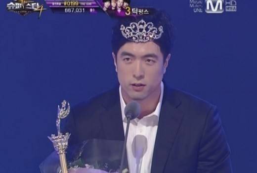 박상보씨는 2012년 Mnet에서 '크레이지보이스상'을 받기도 했다. [사진 Mnet 방송 캡처]