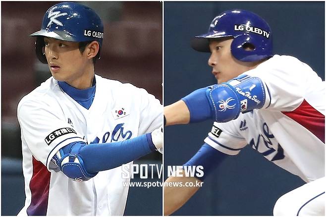 ▲ 구자욱(왼쪽)과 김하성 ⓒ 곽혜미 기자