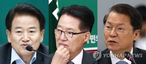 국민의당 정동영(왼쪽), 박지원(가운데), 천정배 의원 [연합뉴스 자료사진]