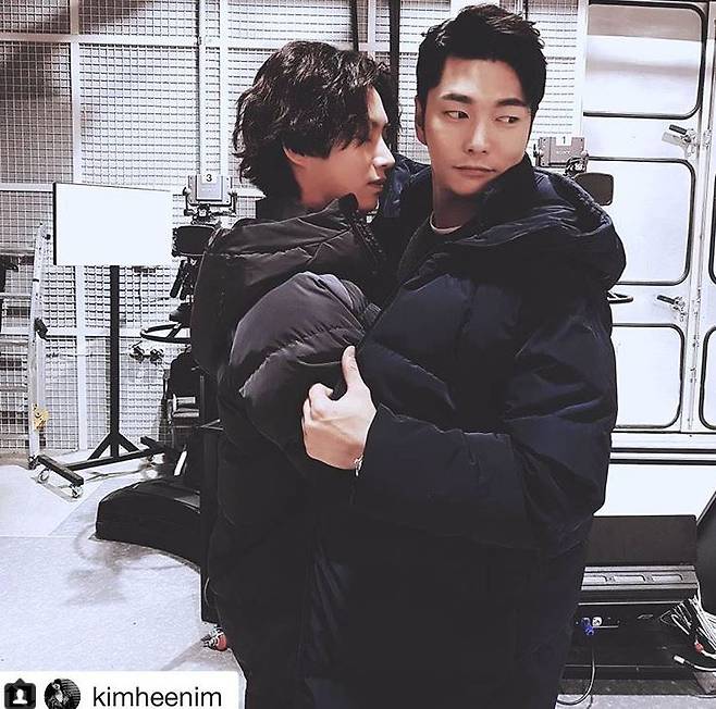 김희철-이민웅 쇼호스트. 사진| 이민웅 쇼호스트 인스타그램