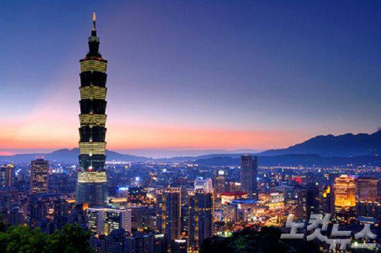 세계 최고의 높이를 자랑하는 101빌딩 전망대에서는 대만의 전경을 감상할 수 있다. (사진=노랑풍선 제공)