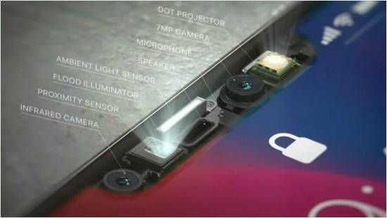 애플 페이스ID 트루뎁스 카메라 시스템