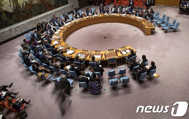 유엔 안보리 긴급회의(자료사진). © AFP=뉴스1