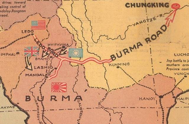 조선인 위안부들이 머무른 버마 미치나는 인도 레도와 중국 쿤밍을 잇는 주요 도로의 한가운데에 있었다. 미치나는 중일전쟁의 승패에 직접적 영향을 끼치는 전략적 요충지였다. 김득중 제공