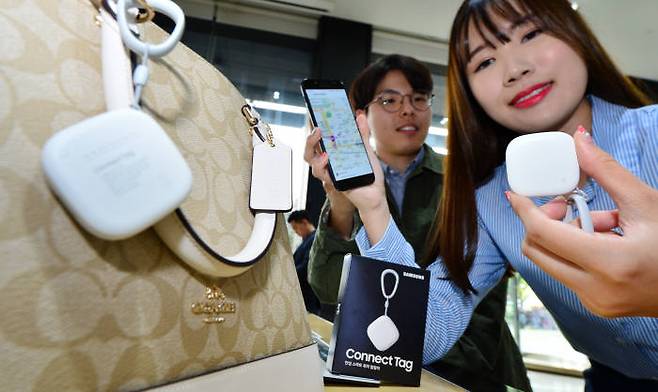 KT-삼성전자, NB-IoT 기반 '커넥트 태그'