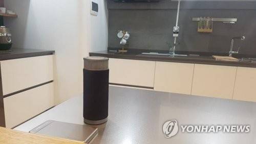 LG유플러스 인공지능 스피커 [연합뉴스 자료사진]