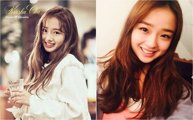 왼쪽부터 사진=크리샤 츄 SNS/사진=손연재 SNS