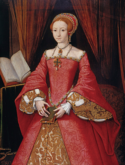1546년 한 미술가가 그린 엘리자베스여왕의 모습