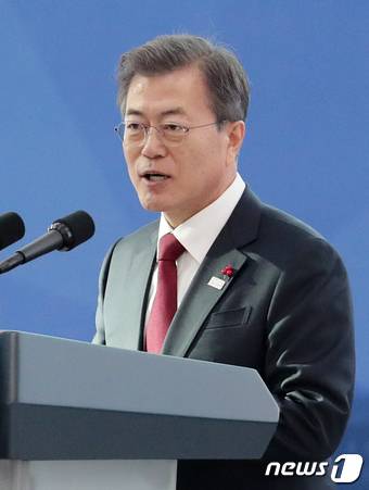 문재인 대통령. 2018.1.12/뉴스1 © News1 이재명 기자