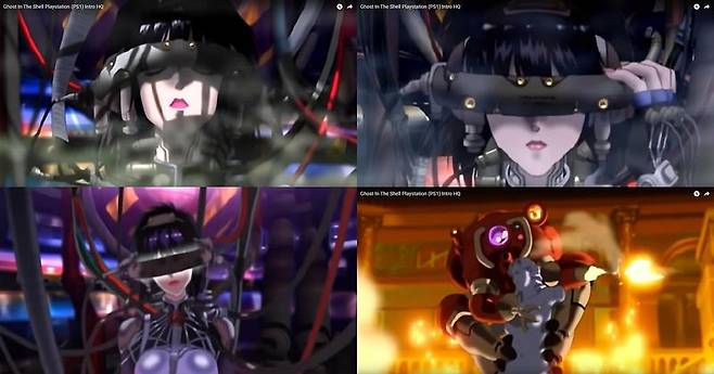 공각기동대의 명작 오프닝