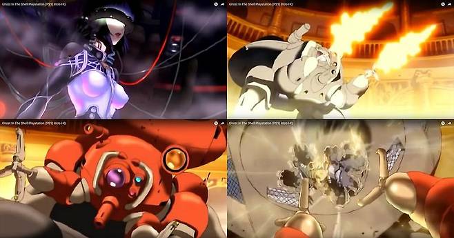 공각기동대의 명작 오프닝