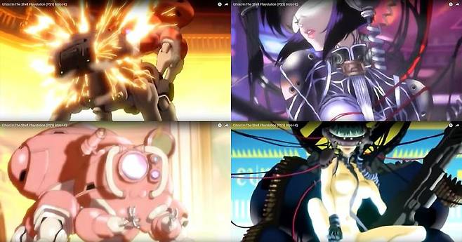 공각기동대의 명작 오프닝