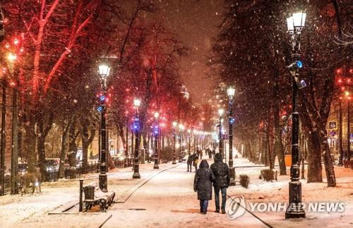 모스크바의 겨울 표정 [AFP=연합뉴스]