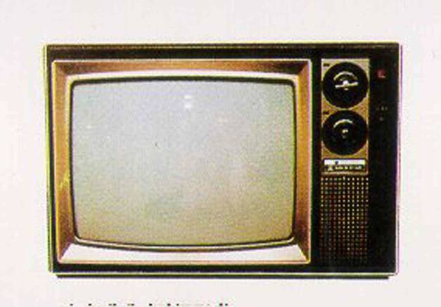 1980년에 보급된 컬러 텔레비전. <한겨레>자료사진.