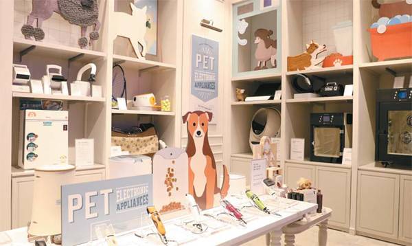 몰리스펫샵 내 가전체험 코너 [사진 제공 = 이마트]