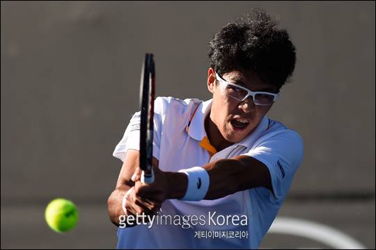 메이저대회 4강 진출 신화를 쓴 정현. ⓒ 게티이미지