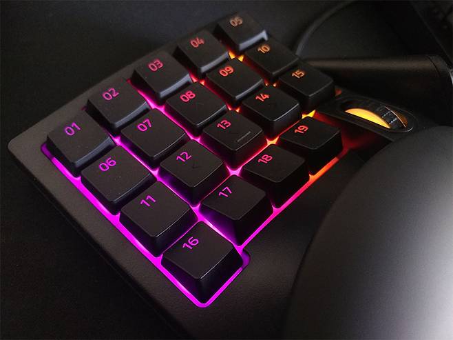 전용 소프트웨어를 이용해 다양한 색상 효과를 적용할 수 있다