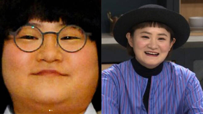 김신영이 다이어트 노하우를 공개했다. 사진|김신영 인스타그램(왼쪽).JTBC‘냉장고를 부탁해’