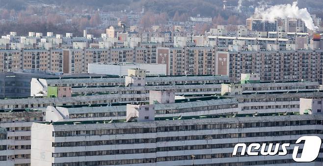 서울 강남권 재건축 아파트의 모습.(뉴스1 자료사진)© News1 유승관 기자