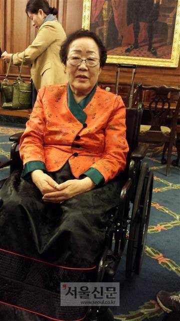 일본군 위안부 피해자 이용수 할머니.