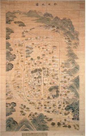 <전주고지도>(규장각 소장)