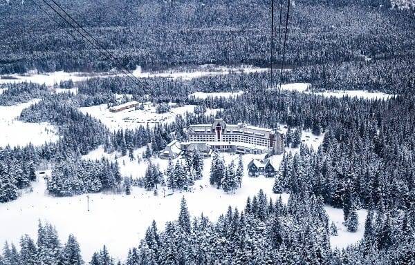 트램에서 바라본 알리에스카 리조트의 전경