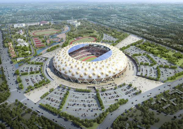 에티오피아 아디스아바바 국립경기장 조감도. /종합건축사사무소 이상 제공