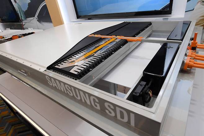 전기자동차용 배터리 확장형 모듈.